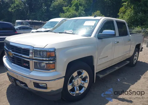 2014 Chevrolet Silverado 1500 2Lz из США, поврежденный, VIN 3GCUKSEC8EG163928